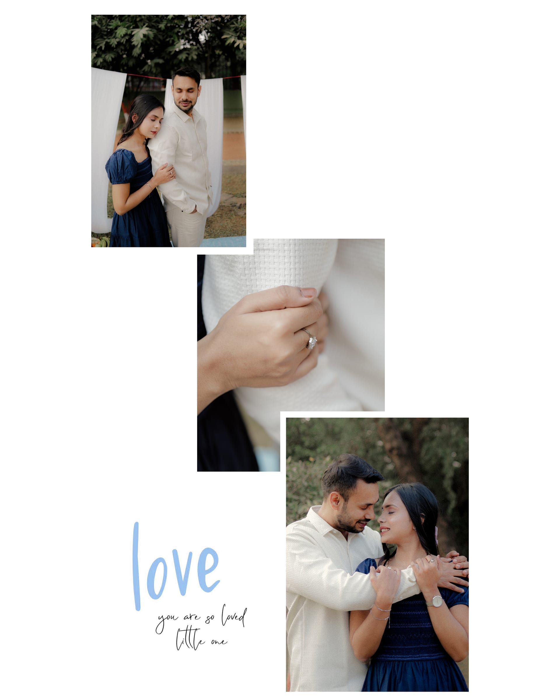 Album spread — 'love', the clothesline and the ring